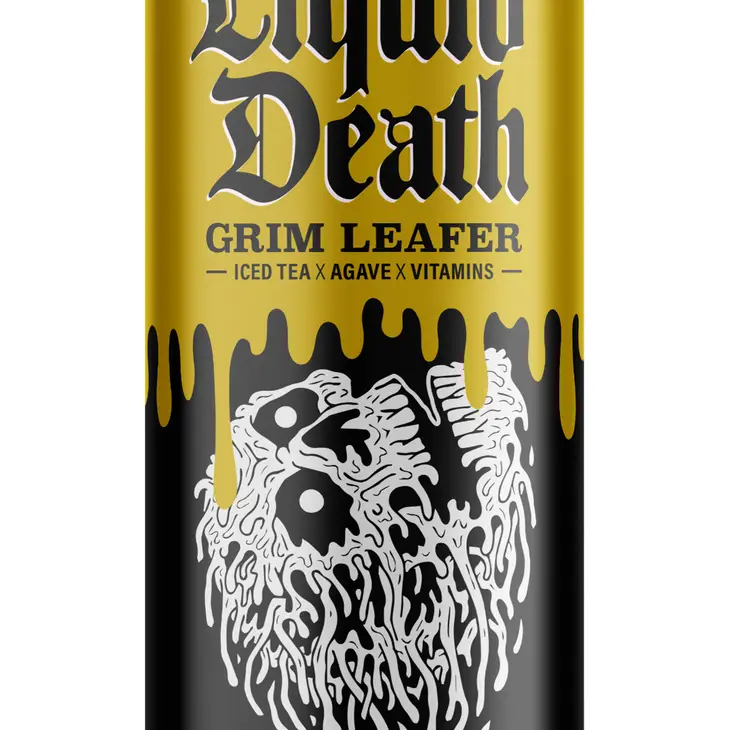 Liquid Death Grim Leafer Iced Tea | Clara Jane Hemp Dispensary - Nashville